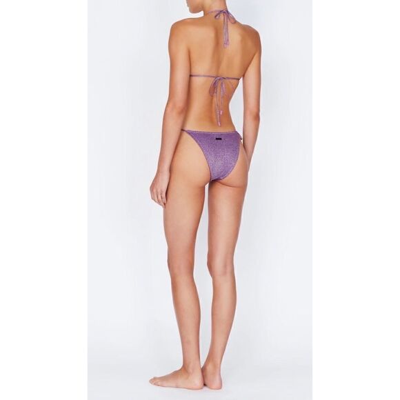 TRIANGL VINCA - VIOLET SPARKLE WITH BAG NWT 💜 - Picture 4 of 9